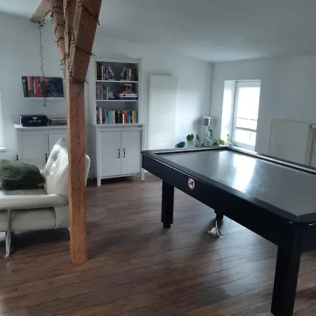 Grosszuegiges Dach-loft - 120qm, Dart, Airhockey, Beamer, Nahe Hafen, Schloss & Altstadt *