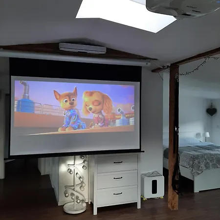 Apartmán City-apartment 2 - 120qm, Dart, Airhockey, Beamer